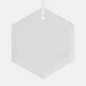 Raspberry Gerber Daisy kerstversiering Glas Ornament (Achterkant)