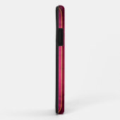 Raspberry Gold Stripe Mod Monogram IPHONE 5 Hoesje (Achterkant/rechts)