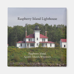 Raspberry Island Lighthouse magnet Magneet