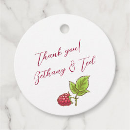 Raspberry Jam Favor Tag Bedankjes Labels