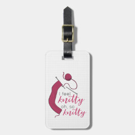 Raspberry Jam, ik voel me knitty, zo knitty Bagagelabel