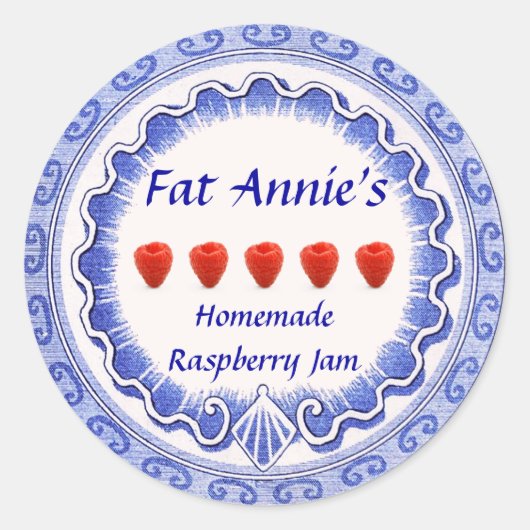 Raspberry Jam Label (Voorkant)