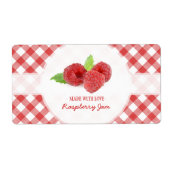 Raspberry Jam label (Voorkant)