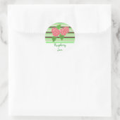 Raspberry Jam Ronde Sticker (Tas)