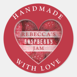 Raspberry Jam Ronde Sticker