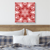 Raspberry Mandala Canvas Afdruk (Insitu (Slaapkamer))