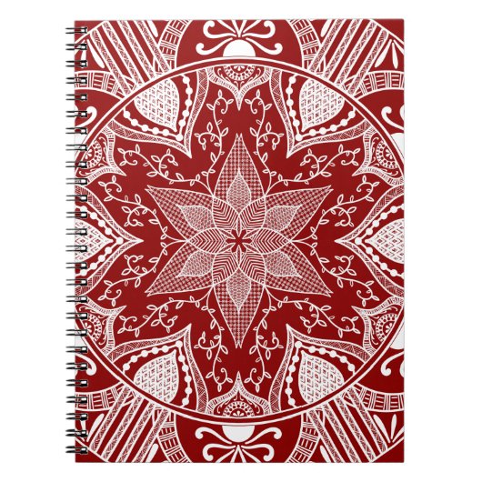 Raspberry Mandala Notitieboek (Voorkant)