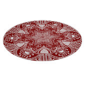 Raspberry Mandala Snijplank (Hoek)