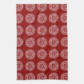 Raspberry Mandala Theedoek (Verticaal)