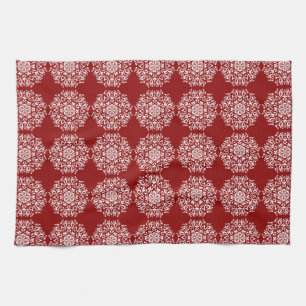 Raspberry Mandala Theedoek
