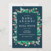 Raspberry Patch Schattige Kleurrijk Custom BABY SH Kaart (Voorkant)