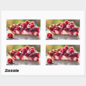 Raspberry Pie Rechthoekige Sticker (Vel)