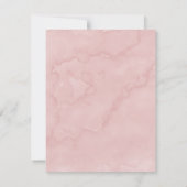 Raspberry Pink Peony Champagne Brunch & Bubble Inv Kaart (Achterkant)