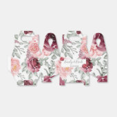 Raspberry roze Waterverf Wedding Favor Box Bedankdoosjes (Uitgevouwen)