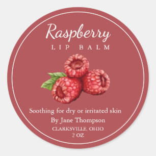 Raspberry Salve / balsem Label