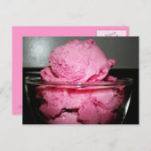 Raspberry Sherbet Briefkaart (Voorkant / Achterkant)