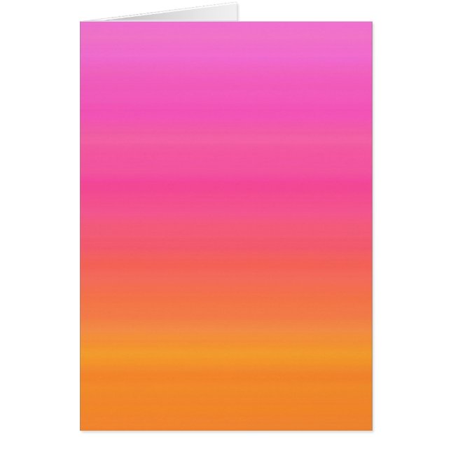 Raspberry Sunset Gradient - Roze Geel Sinaasappel (Voorkant)