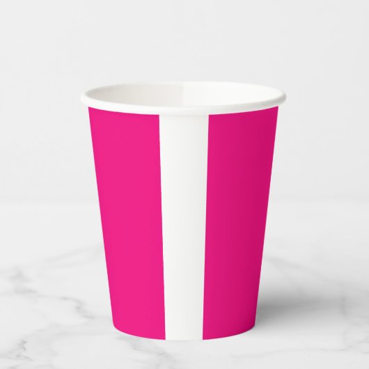 Raspberry Swatch Match Papieren Bekers (Links)