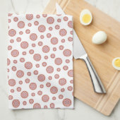 Raspberry Swirl Theedoek (Quarter Fold)