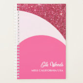 Raspberry Twist Custom Pageant Planner Calendar (Devant)