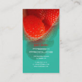 Raspberry, verse producten visitekaartjes (Achterkant)