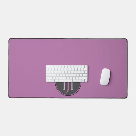 Raspberry Violet Monogramme /nom Logo (Clavier et souris)
