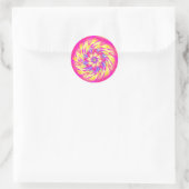 Raspberry Vortex door perfler Ronde Sticker (Tas)