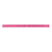 Raspberry White Moroccan Quatrefoil Pattern #5 Lint (Voorkant)
