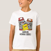 Raspen Grate Grappige Kaas Pun T-shirt (Voorkant)