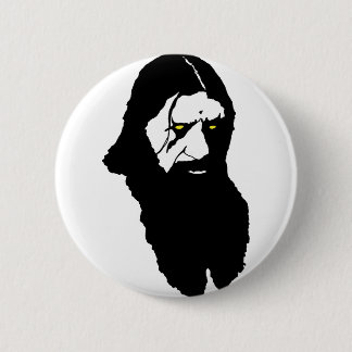 Raspoetin—zwart Ronde Button 5,7 Cm