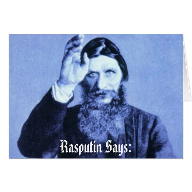 Rasputin zegt : (Voorkant Horizontaal)