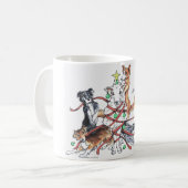 Rassemblement de la tasse de Noël de chien (Devant gauche)
