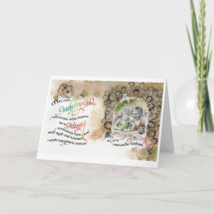 Rassembler Dieu/Granny, Carte de voeux pliée, 5"x7