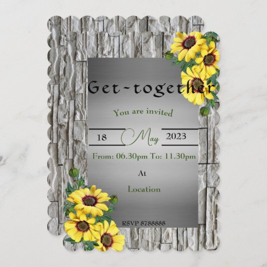 rassembler Invitation (Devant / Derrière)