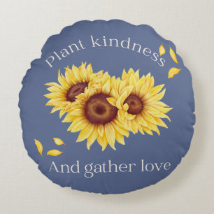 Rassembler l'amour Coussin rond