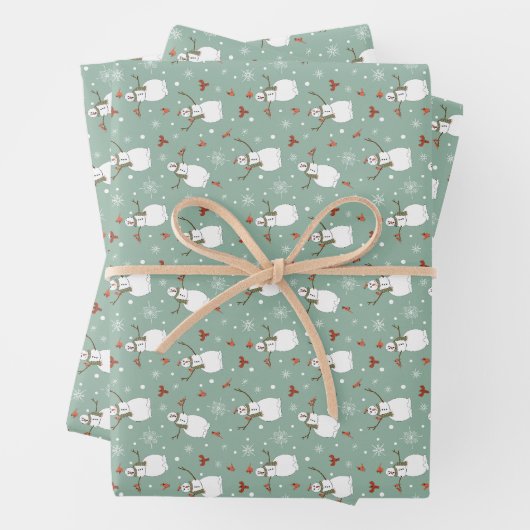 Rassembler les amis Envelopper le papier ensemble  (En situation)