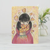 Rassembler les coeurs d'amour Invitations colorées (Debout devant)