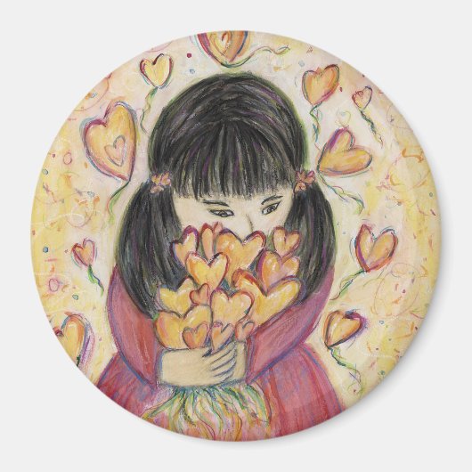 Rassembler les coeurs d'amour Les aimants frigorif (Devant)
