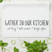 Rassemblez dans notre serviette de cuisine (Plié)