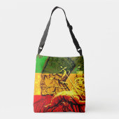 Rasta All Over Design Cross Body Bag Crossbody Tas (Achterkant)