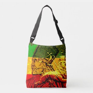 Rasta All Over Design Cross Body Bag Crossbody Tas