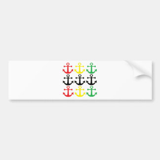 Rasta Anchors Bumpersticker