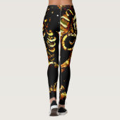 Rasta Ancient Ethiopian Lion van Judah-Leggings Leggings (Achterkant)
