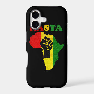 Rasta Black Power Vuist over Afrika iPhone 5 Hoesj