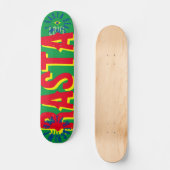 RASTA BRAZIL 7 3/4" Skateboard Deck (Recto)
