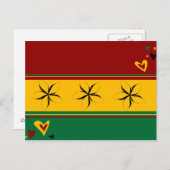 Rasta Briefkaart (Voorkant / Achterkant)