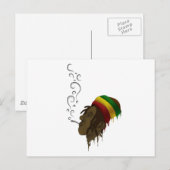Rasta Briefkaart (Voorkant / Achterkant)
