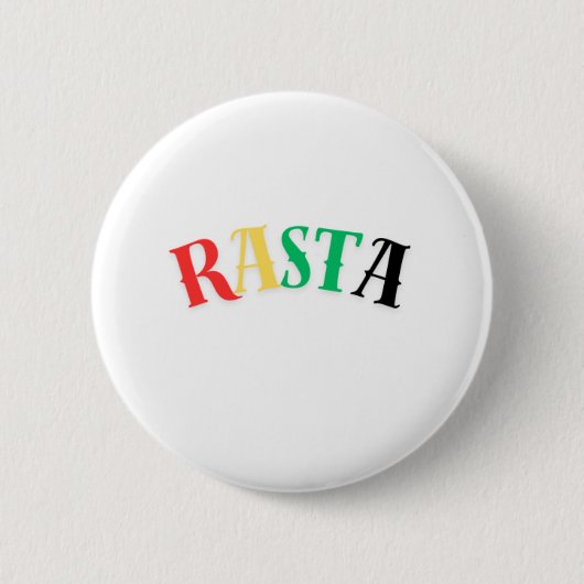 Rasta Buttonnen Ronde Button 5,7 Cm (Voorkant)