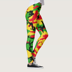 Rasta Camo Leggings
