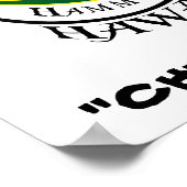 Rasta, "Chil-ax brah", Poster (Coin)